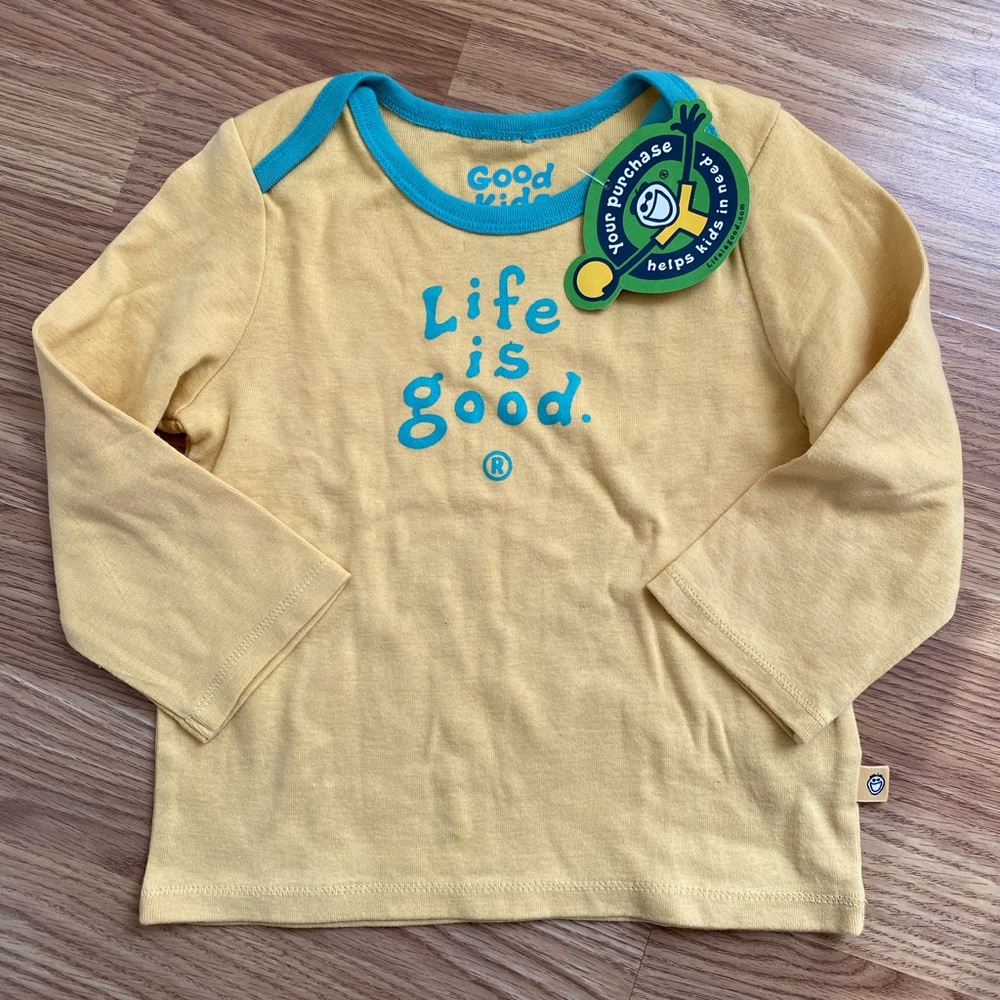 Life is good long sleeve shirt